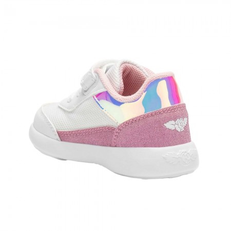 Παιδικό sneaker LELLI KELLY celestia LK7802 AA52 Λευκό-ροζ
